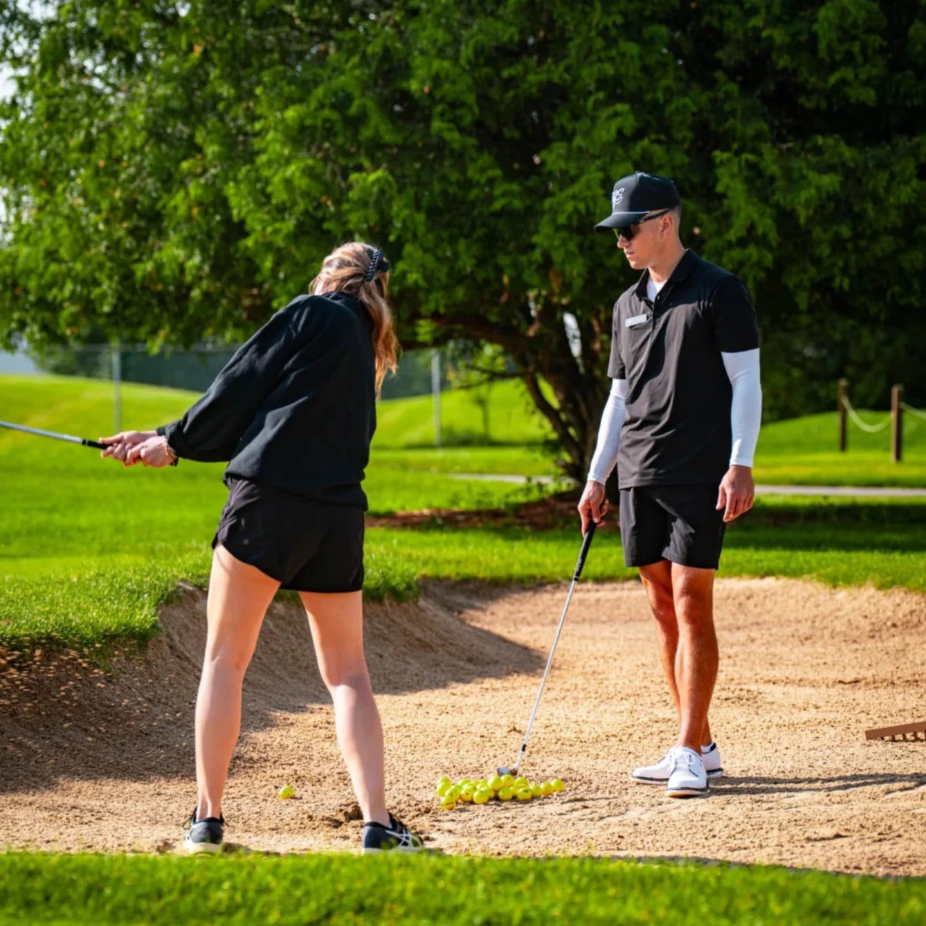 short game golf lesson in london