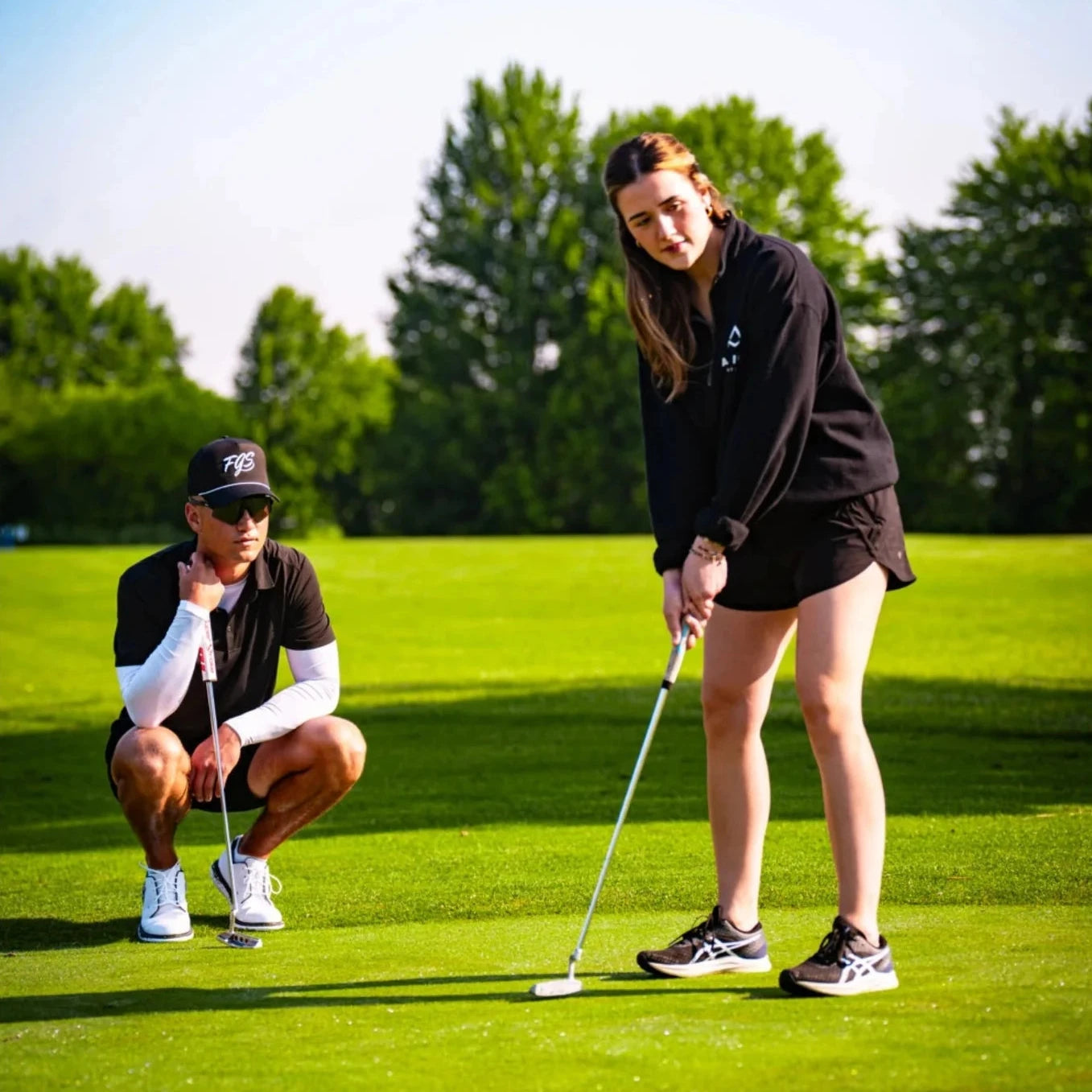 Golf lesson for putting in london, onatrio