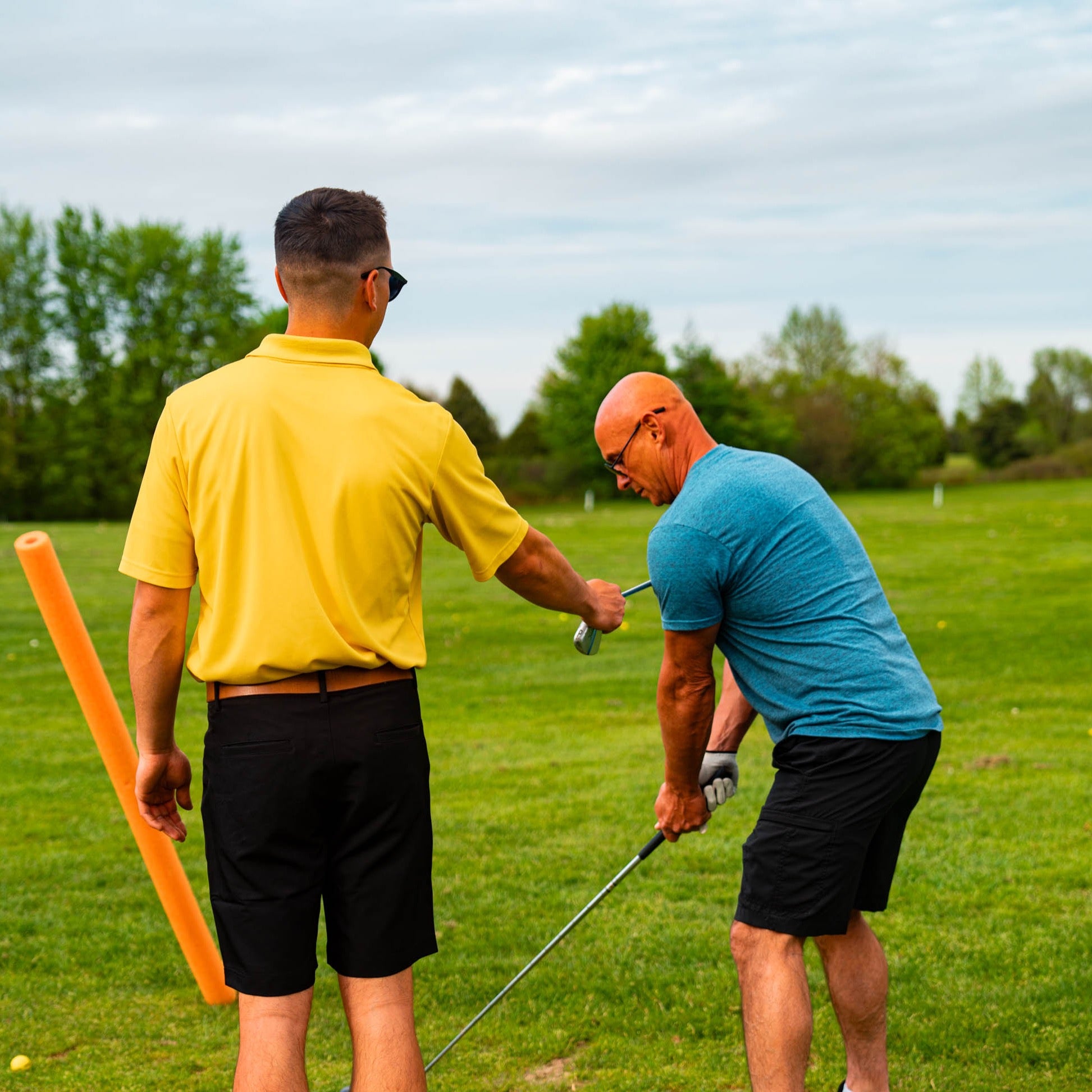 Man in London Ontario Learning Golf