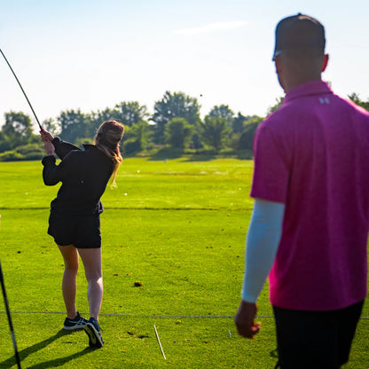 Group of women enjoying beginner golf lessons in London Ontario at Fanshawe Golf School