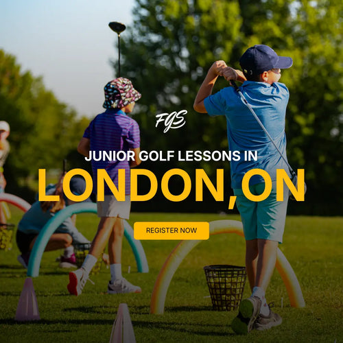 Kids golf lesson in London, Ontario at Fanshawe Golf School