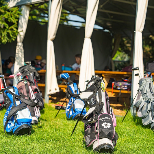 Children at a Golf Summer camp for in London, Ontario